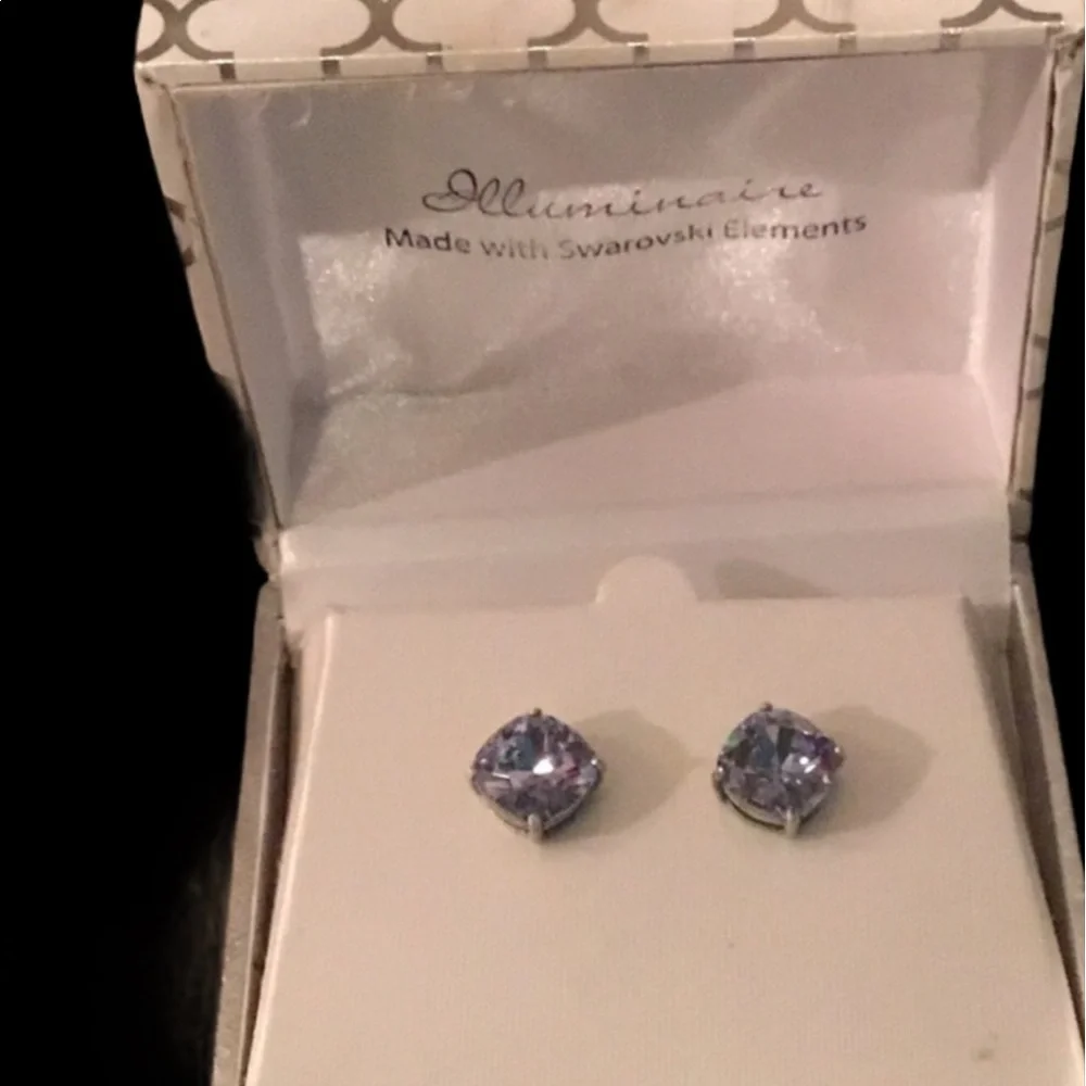 💜 Beautiful Amethyst Earrings 💜 - Picture 3 of 6